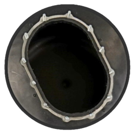 Топливный бак для Fiat Albea- Siena 2002-2012г овал Литой