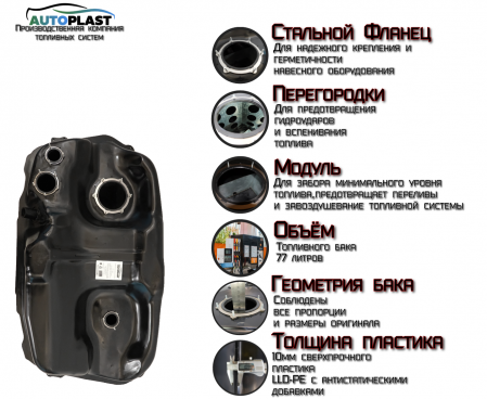 Топливный бак для Mitsubishi ENDEAVOR