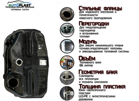 Топливный бак для Hyundai NF Sonata 5